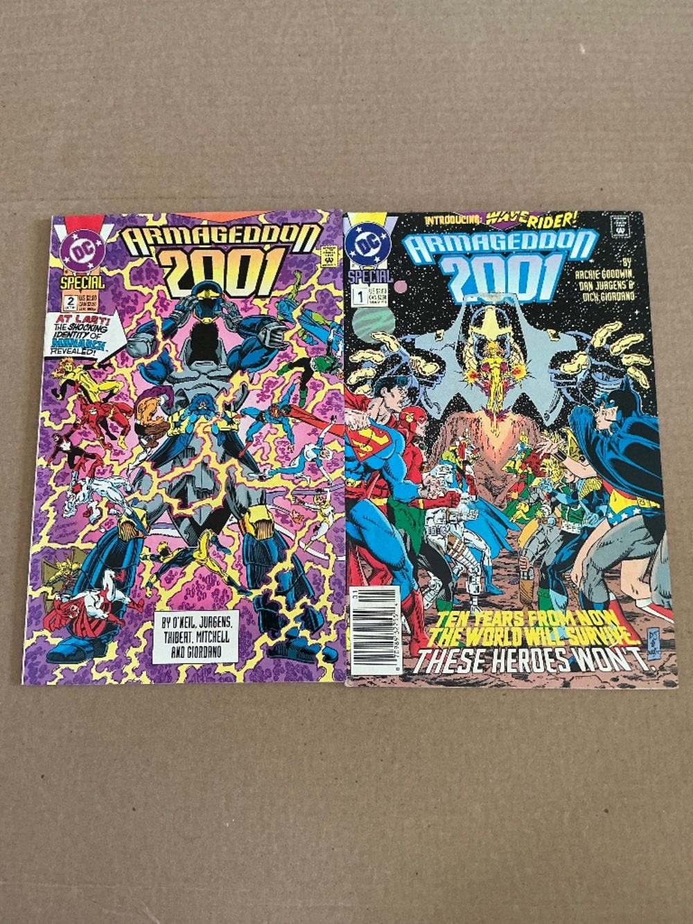 DC Comics Armageddon 2001 Special #1 & 2 1991